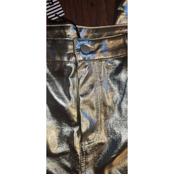 Haute Monde Gold Metallic Pant - Picture 2 of 11